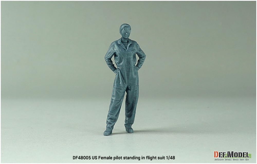 DEF.MODEL 1/48 Modern American Female Pilot Resin Kit