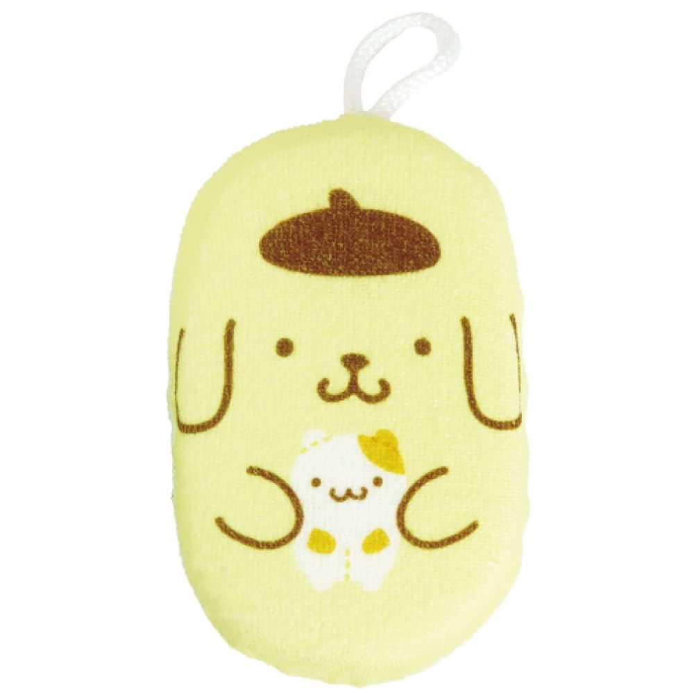 Sanrio Pompompurin Body Sponge Soft and Fluffy Bath Accessory