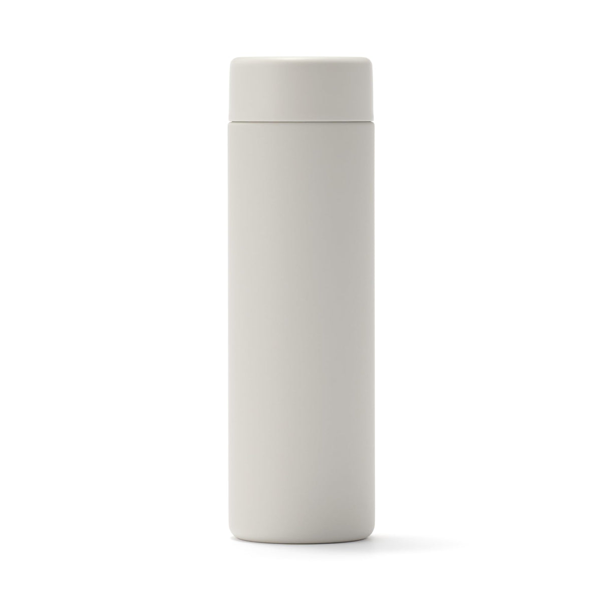 MUJI Vacuum Insulated Bottle Flat Type 500mL Gray Beige