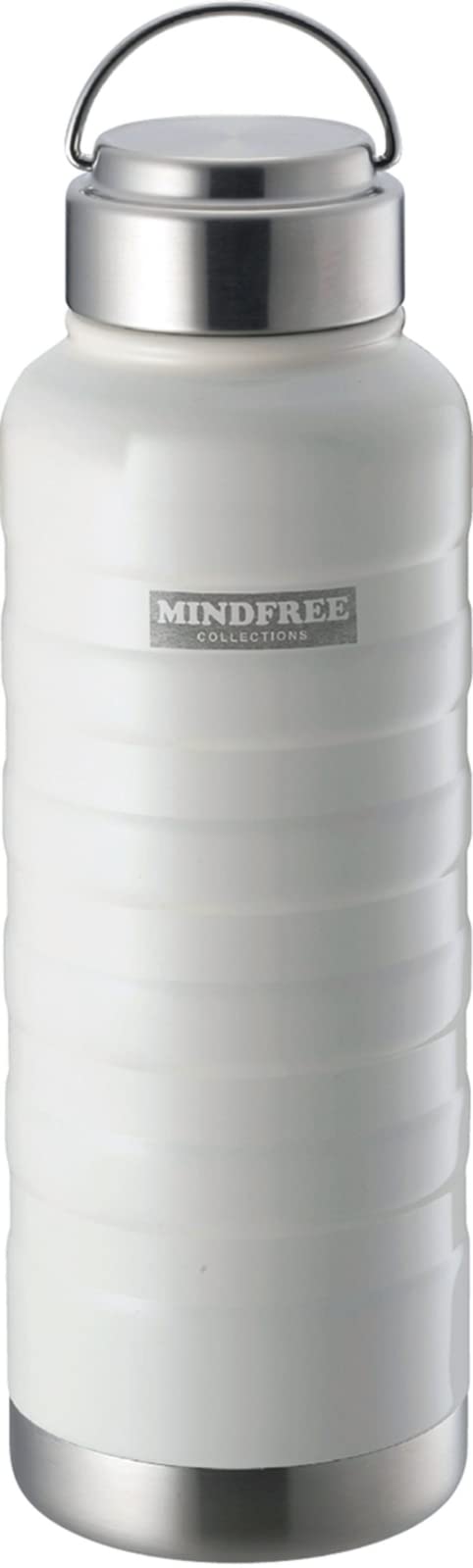 Kakusee Stainless Steel White Water Bottle 1000ml