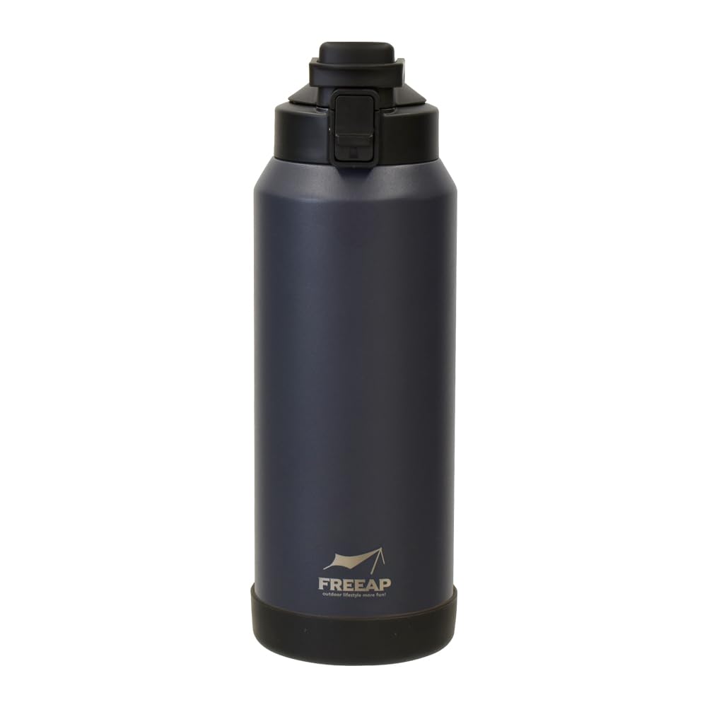 FREEAP Insulated Water Bottle Wide Mouth 1.1L for Outdoor Use