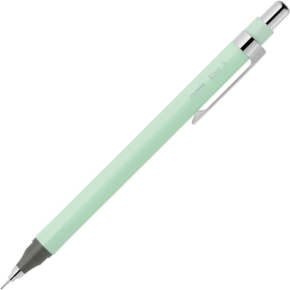 ZEBRA Mechanical Pencil Rinto 0.3mm Mint Green Barrel