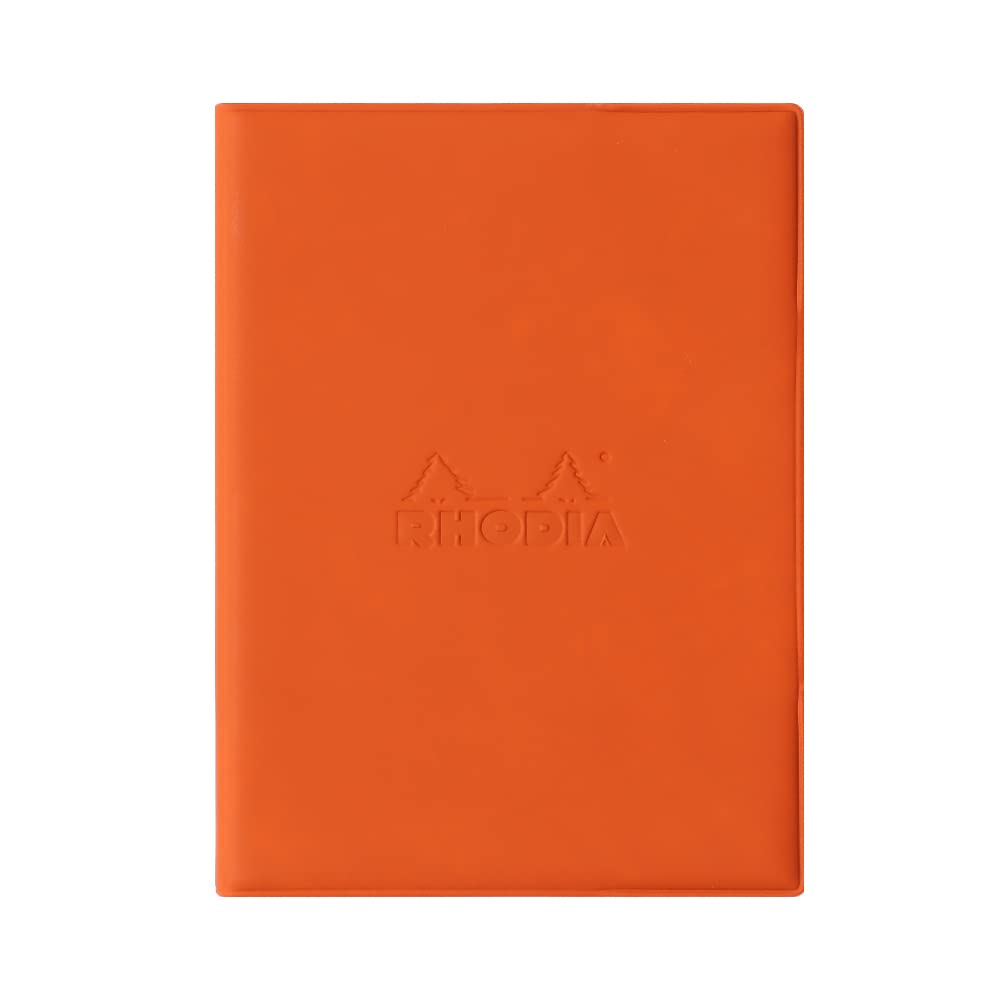 RHODIA PVC Hard Cover Notebook No.13 A6 Orange with Block