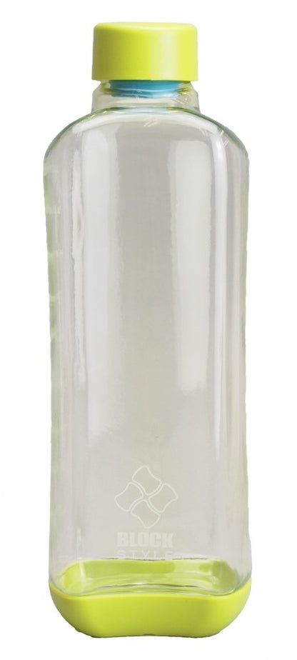 Paarukinzoku Water Bottle 1000ml Green Block Style