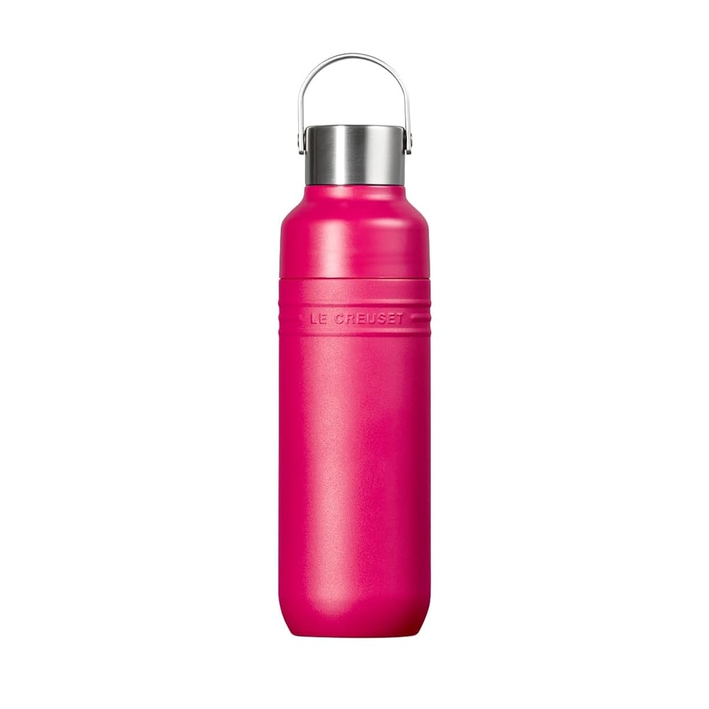 Le Creuset Stainless Steel Bottle 500ml Vacuum Insulated Berry Color