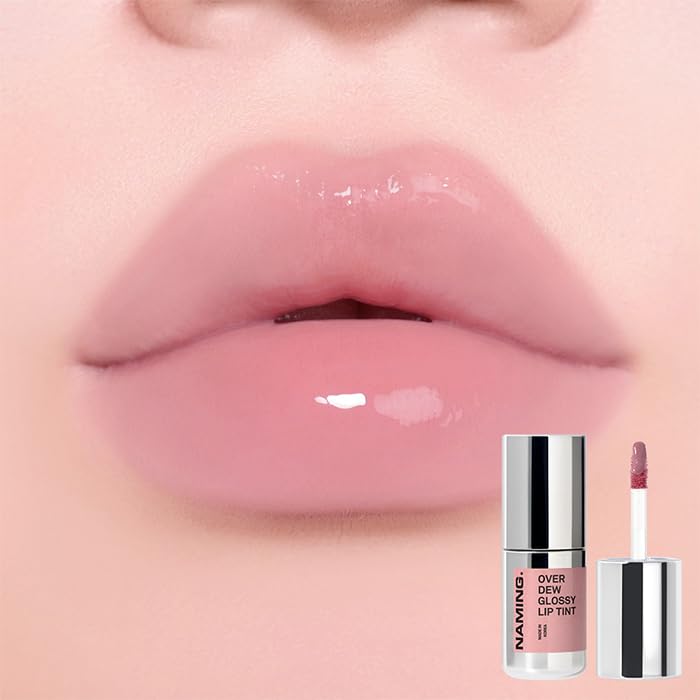 NAMING Overdue Glossy Lip Tint 04 Blush for a Natural Finish
