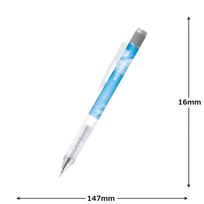 Kamiojapan Mechanical Pencil 0.5mm Monograph Motion Sky Blue