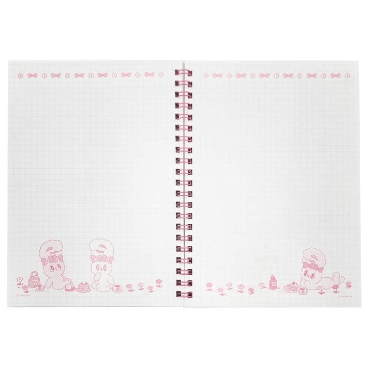 Marimocraft Estar Bunny A5 Ring Notebook Pink 148x210mm