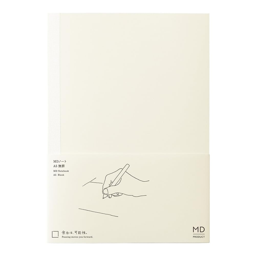 DESIGNPHIL MD Notebook A5 Unruled 15384006 for Creative Note-Taking