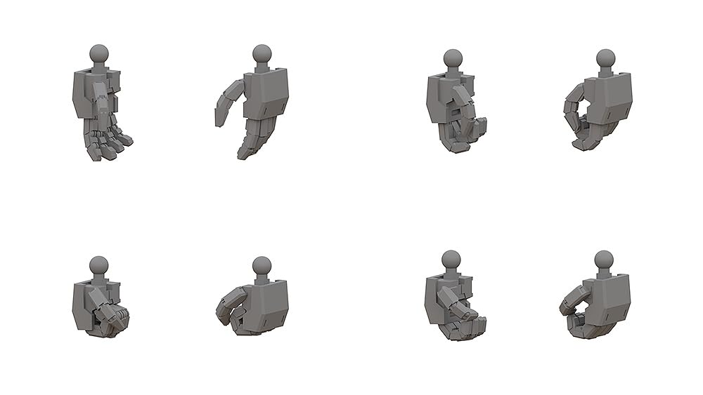 GOOD SMILE COMPANY MODEROID Titanomachia T Hand Set Assembly Model