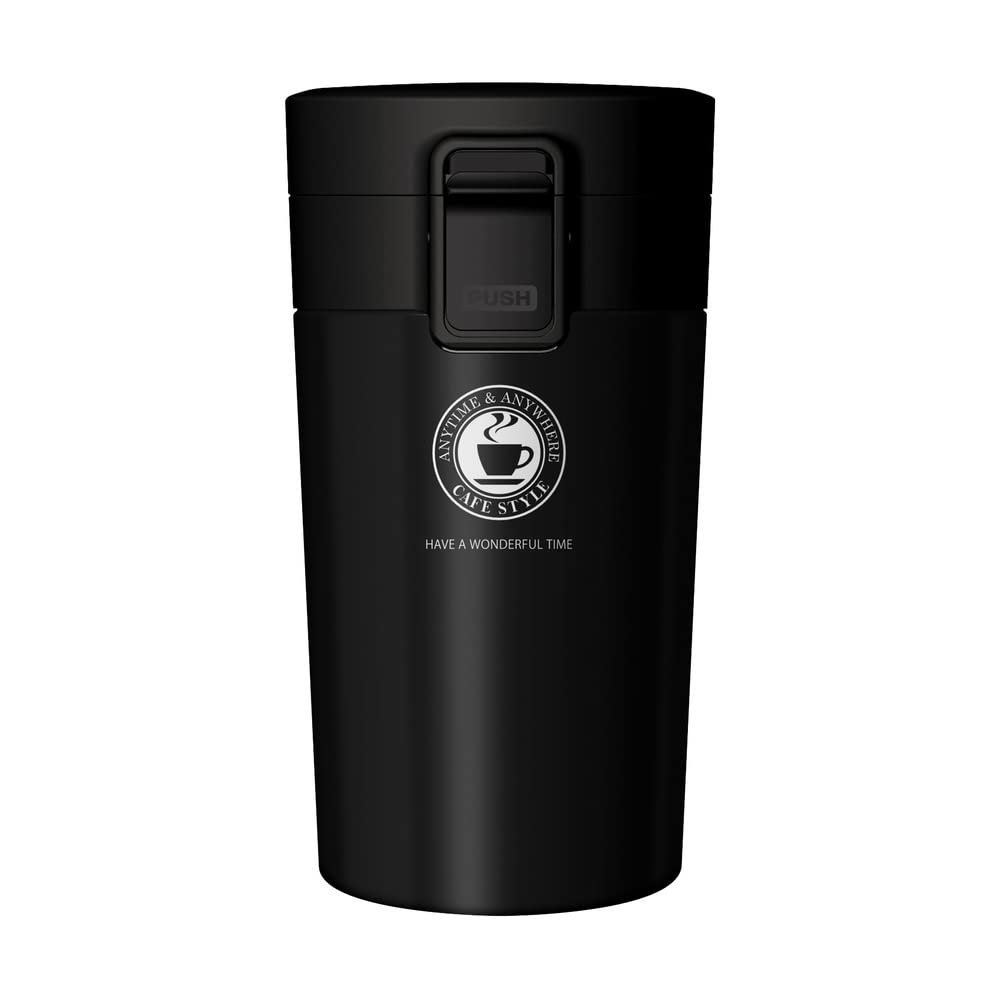 Asvel Stainless Steel Vacuum Insulated Travel Tumbler 290ml Black