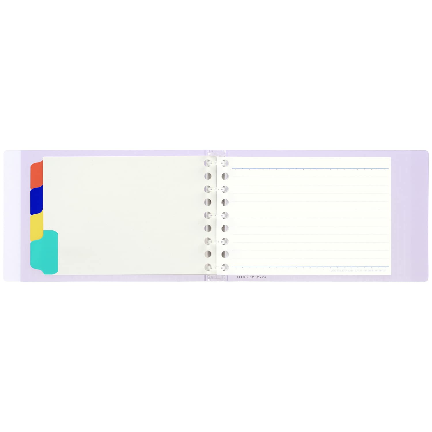 Maruman Loose Leaf Binder Mini Size Light Purple