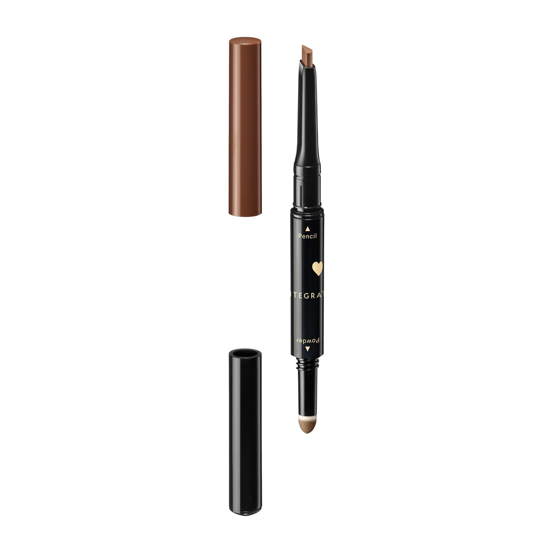 INTEGRATE Pita Gel Eyebrow Natural Brown 0.36g Pencil and 0.4g Powder