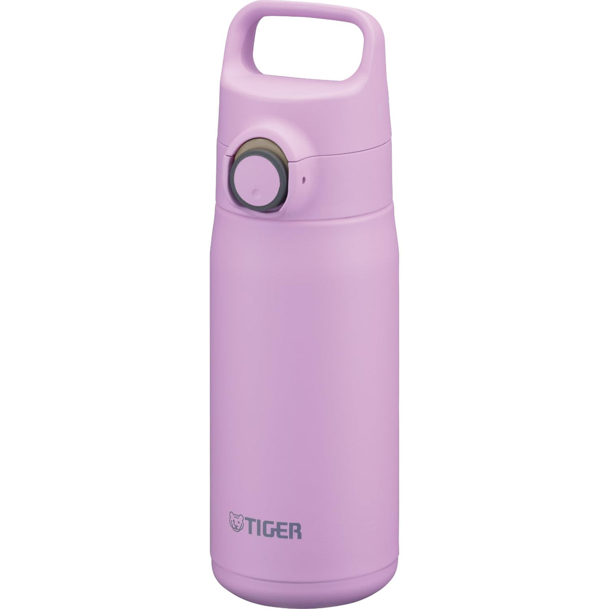 TIGER Stainless Steel Water Bottle 500ml with One-Push Lid