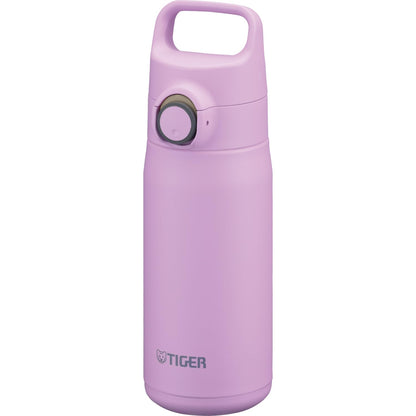 TIGER Stainless Steel Water Bottle 500ml with One-Push Lid