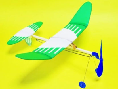 STUDIO Mid Junior Light Plane Parrot Rubber-Powered Model Airplane