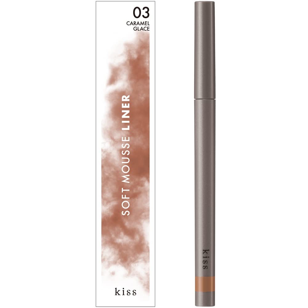 KiSS Soft Mousse Liner 03 Caramel Glace 0.35g Sheer Brown Eyeliner