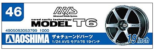 AOSHIMA 1/24 The Tuned Parts Series No.46 AVS Model T6 19 Inch Parts