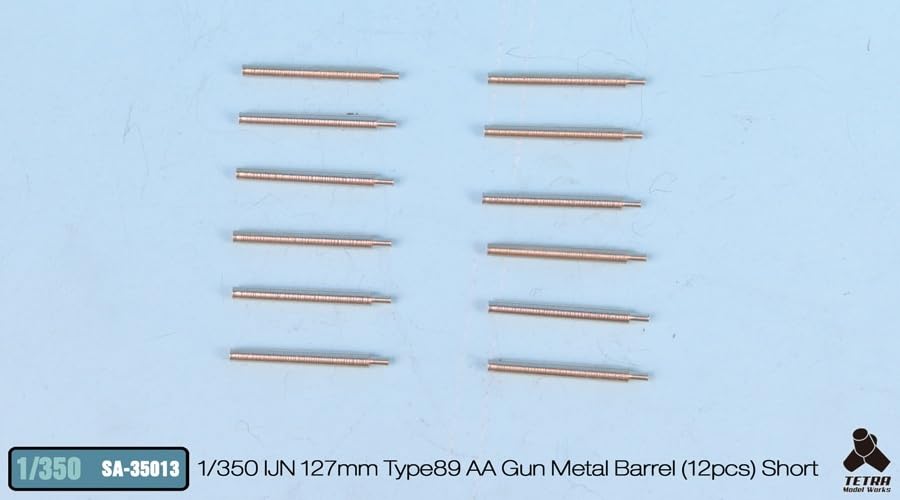 Tetra Model 1/350 Scale Japanese 89 Type 12.7cm High Angle Gun Parts Set