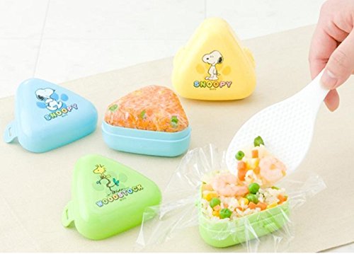 OSK Bento Box Snoopy Onigiri Case Set for Easy Meal Prep