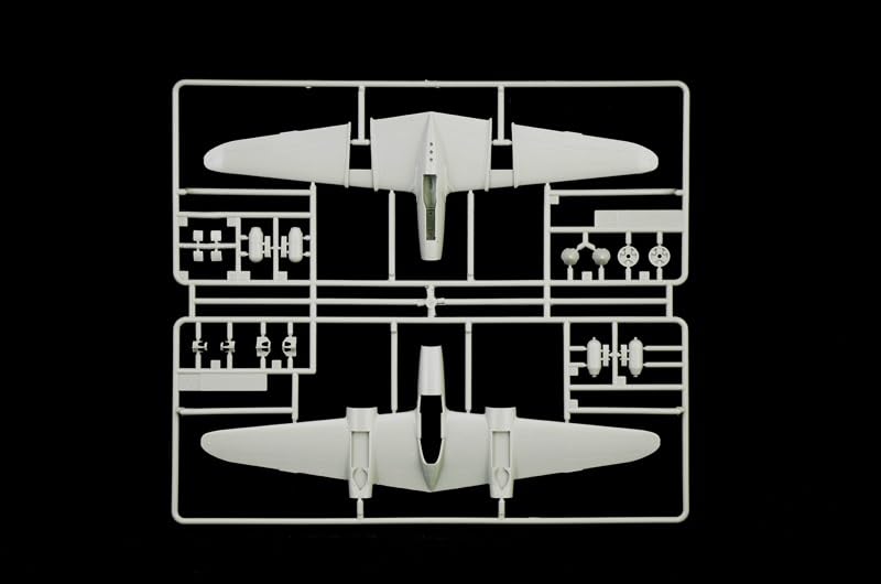 Italeri 1/72 Scale Model P-38J Lightning Aircraft Kit