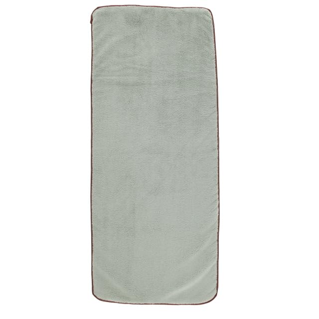 Marushin Microfiber Face Towel Quick Dry Plush Green