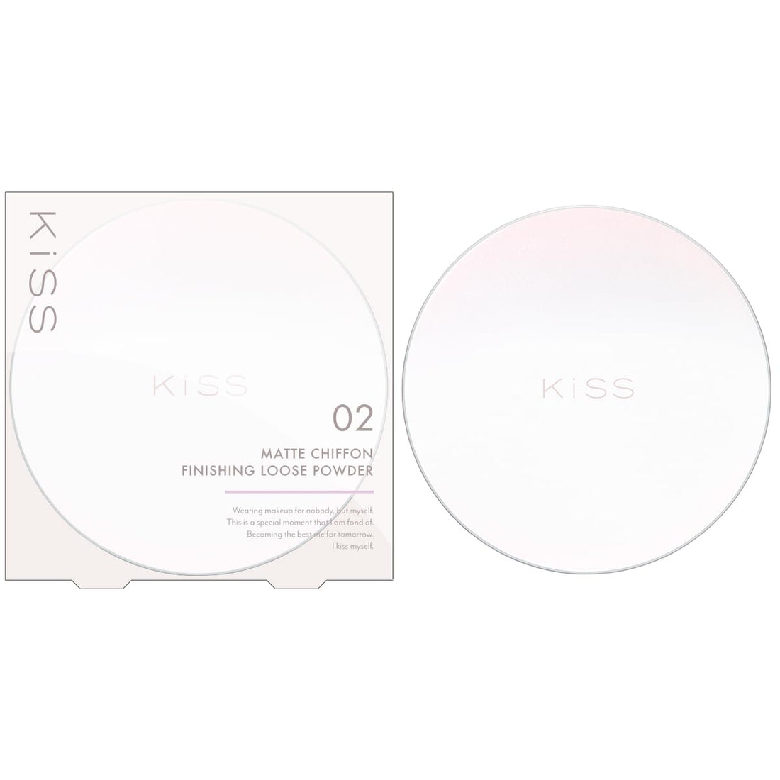 KiSS Matt Shiffon Finishing Loose Powder Natural 14g for a Flawless Finish