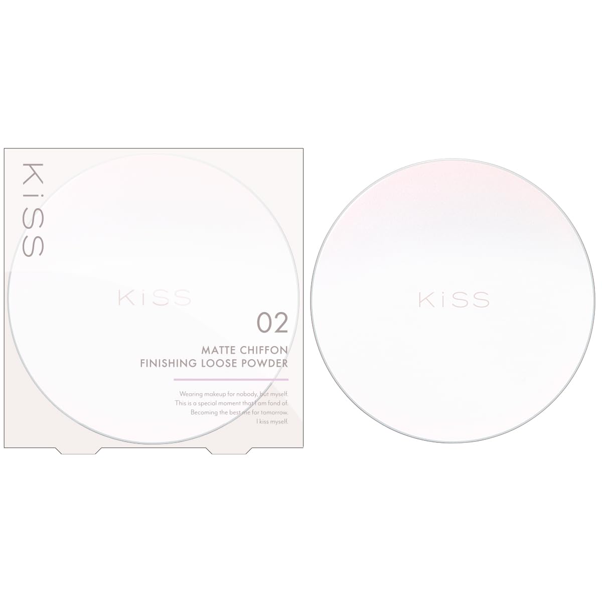 KiSS Matt Shiffon Finishing Loose Powder Natural 14g for a Flawless Finish
