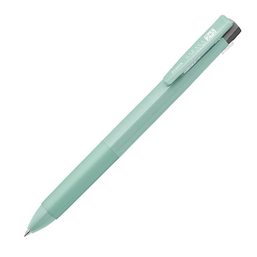 ZEBRA Multi-Function Pen 2 Colors + Sharp 0.4mm Moss Green