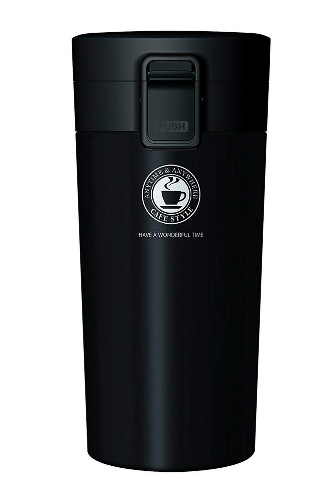 Asvel Vacuum Insulated Travel Tumbler 370ml Black