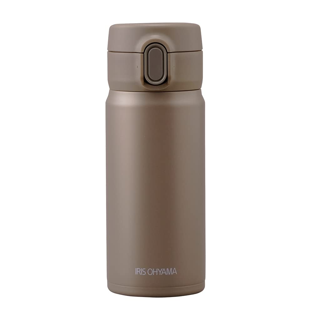 IRIS OHYAMA Vacuum Insulated Water Bottle 350ml Lightweight Design