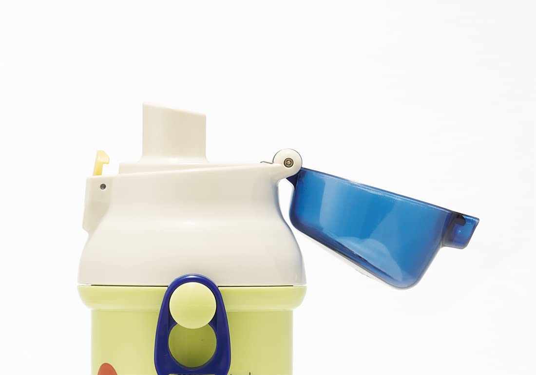 Skater Kids Water Bottle with One-Touch Lid 480ml Dinosaur Design