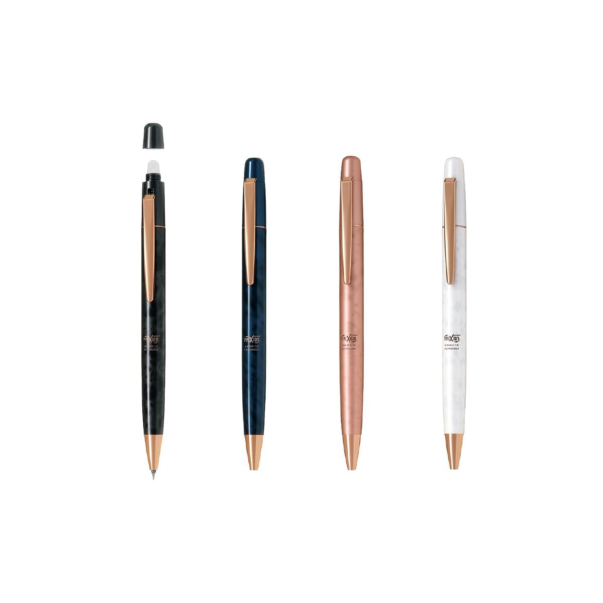 PILOT Friction Point Knock Biz Ballpoint Pen 0.4mm Marble Black