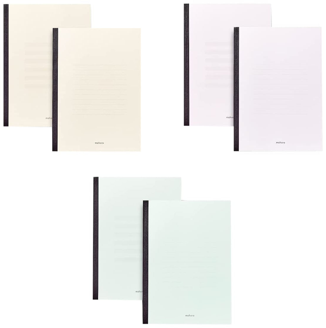 Ogurishiko B5 Notebook with Alternating Thick and Thin Lines 3 Colors