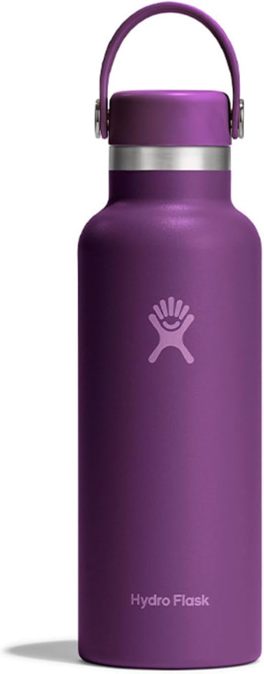 Hydro Flask Standard Mouth 18oz Water Bottle in Beach Plum
