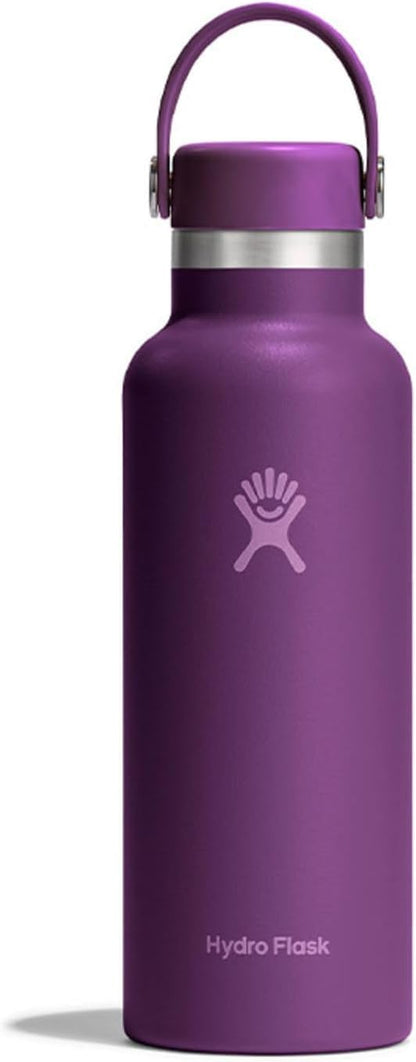 Hydro Flask Standard Mouth 18oz Water Bottle in Beach Plum