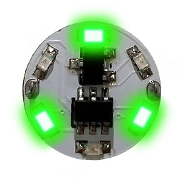 Wonderway LED Module with Magnetic Switch 3LED Rotating Light Green