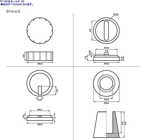 KOTOBUKIYA M.S.G Modeling Support Goods P119 Round Mold III Non-Scale Model Kit
