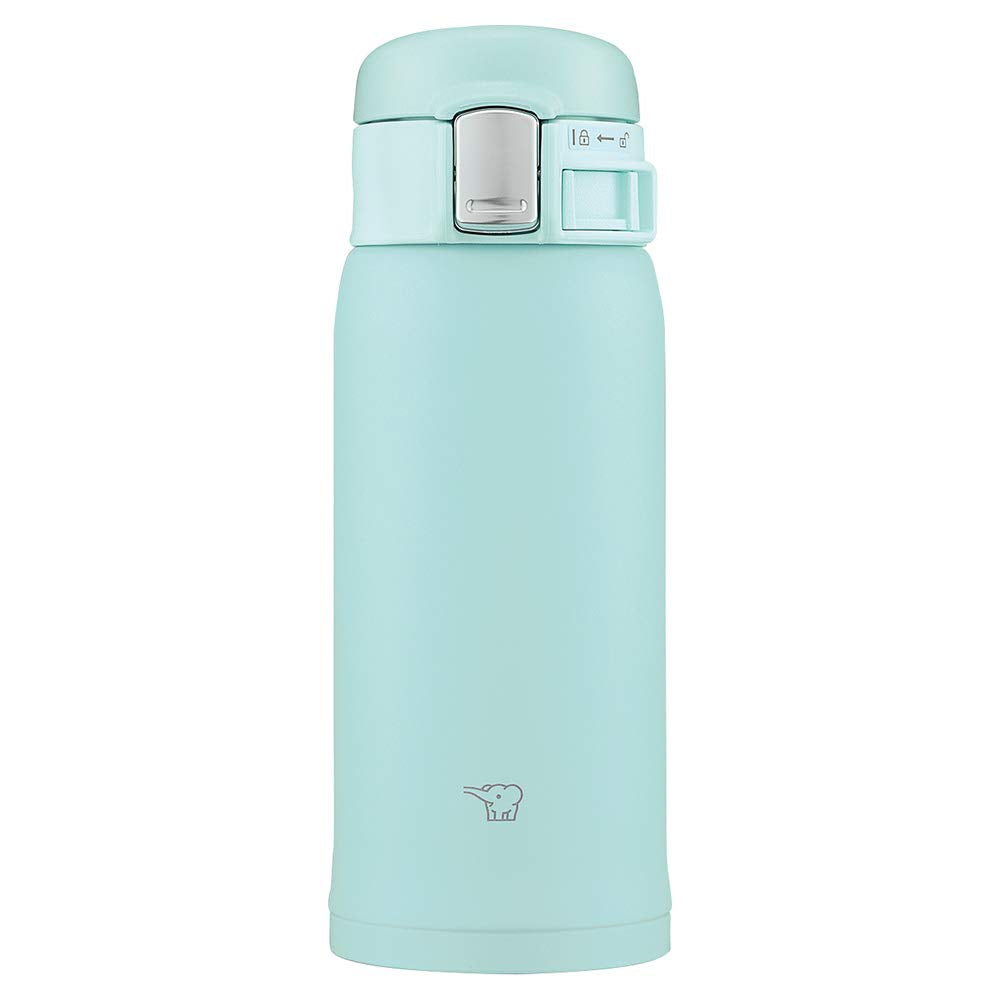 ZOJIRUSHI Stainless Steel Mug 360ml Lightweight One-Touch Mint Blue