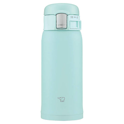 ZOJIRUSHI Stainless Steel Mug 360ml Lightweight One-Touch Mint Blue
