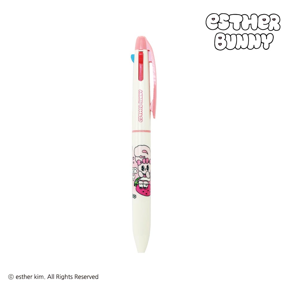 Epoch Chemical Multi-Color Pen Estabunny 3 Colors Pink