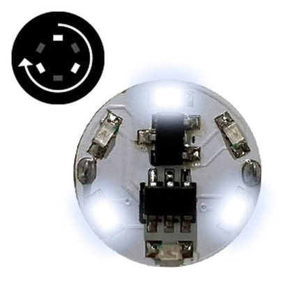 Wonderway LED Module with Magnetic Switch 3LED Rotating Light White
