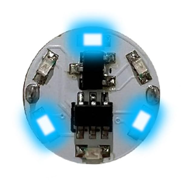 Wonderway LED Module with Magnetic Switch 3 LED Rotating Light Blue