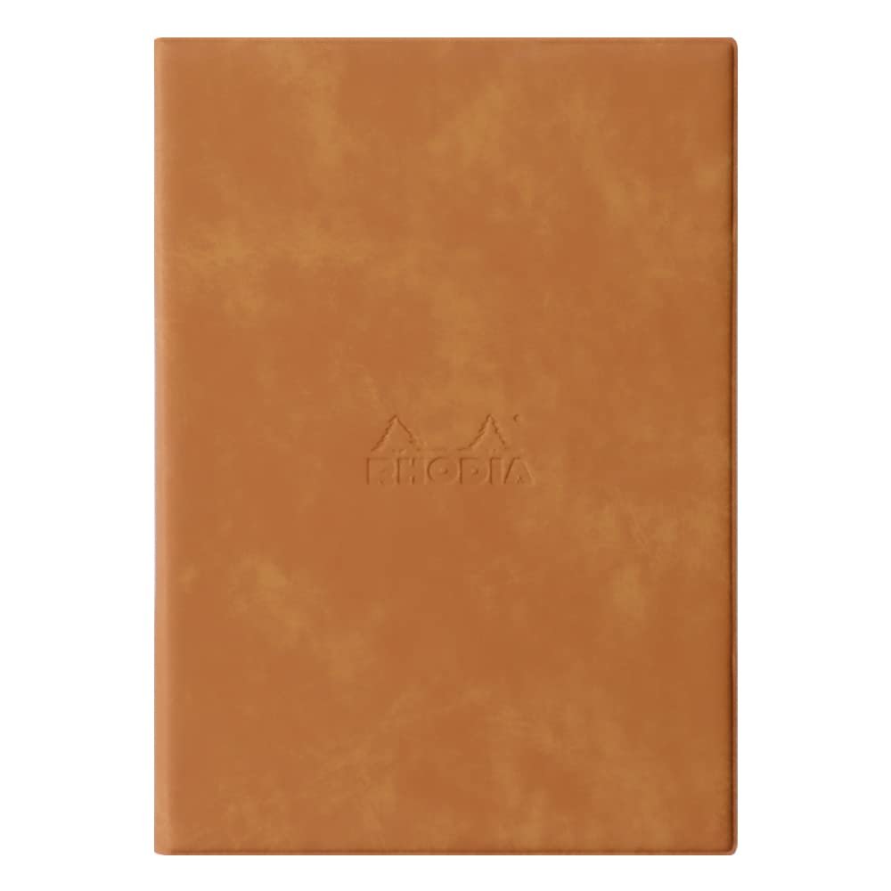 Rhodia Hard Cover Notebook No.16 A5 Camel with Block Rhodia