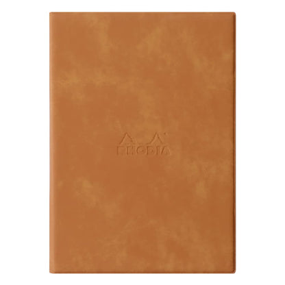 Rhodia Hard Cover Notebook No.16 A5 Camel with Block Rhodia