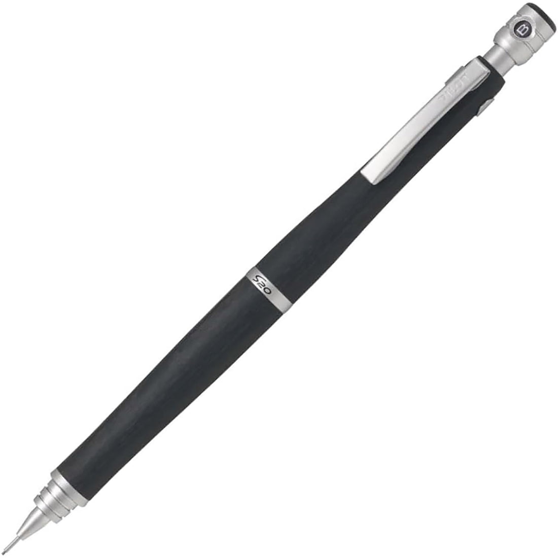 PILOT S20 0.5mm Mechanical Pencil in Black for Precise Writing