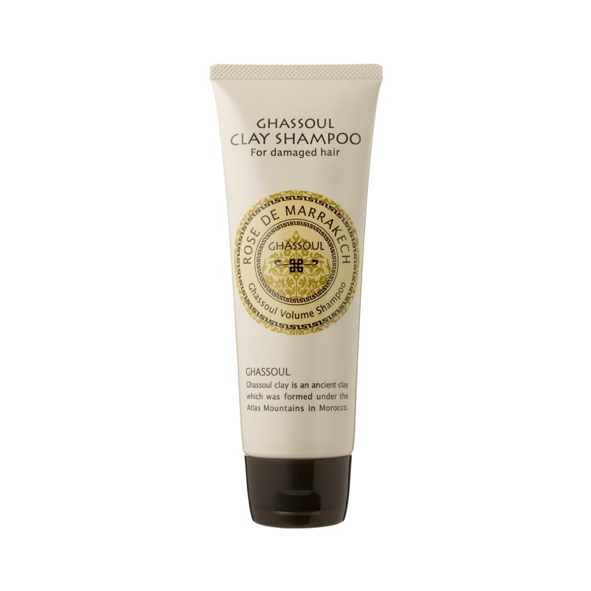 ROSE DE MARRAKECH Ghassoul Volume Shampoo 240g with Damask Rose Fragrance
