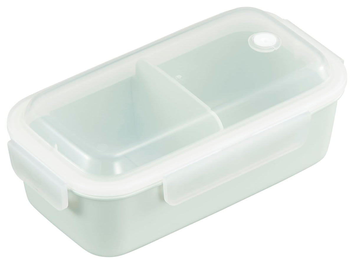 OSK Pale Color Lunch Box Green with Compartments Dishwasher Safe