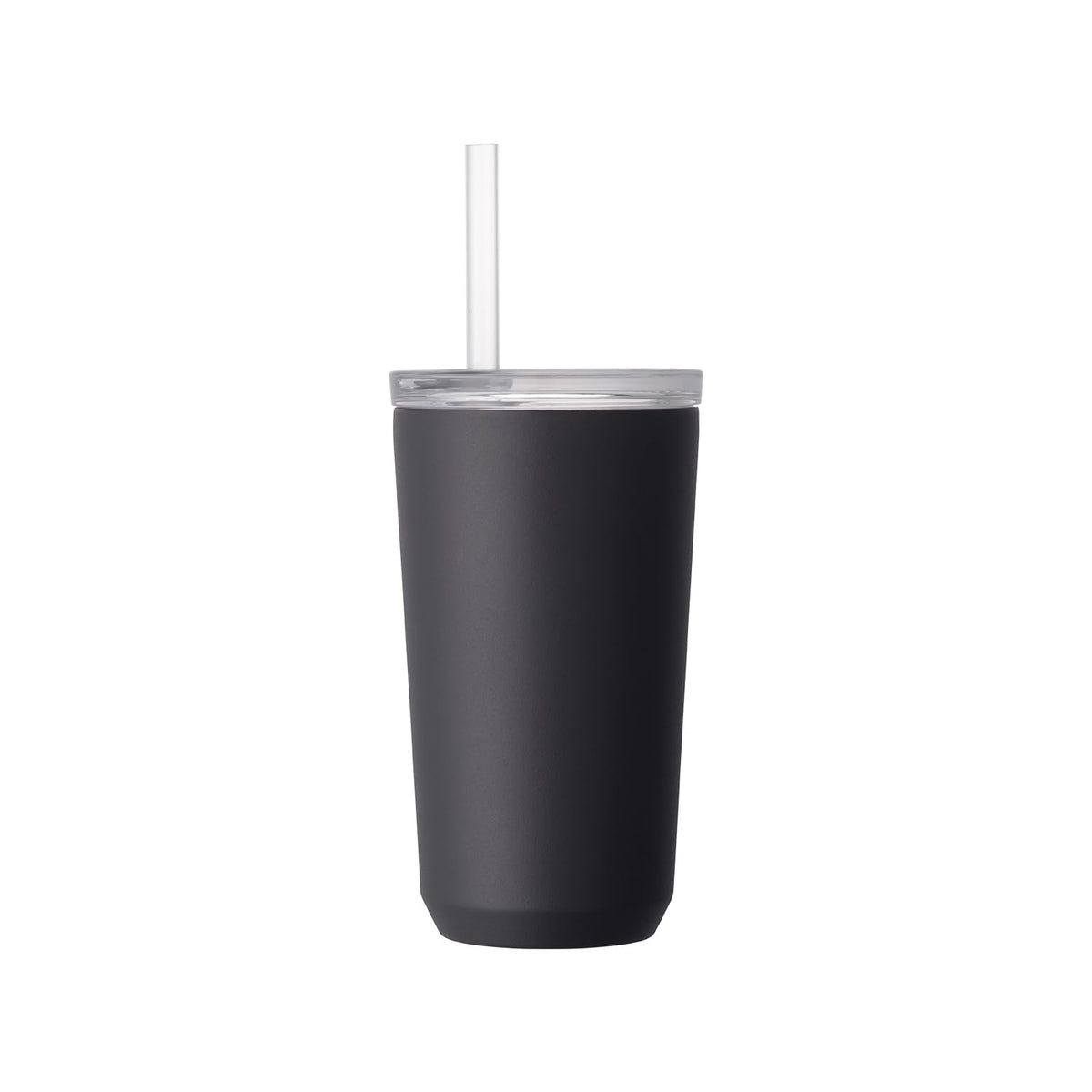 KINTO Tugo Tumbler with Straw 480ml Black for Everyday Use