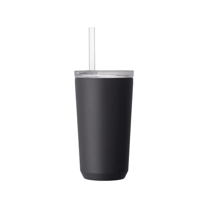 KINTO Tugo Tumbler with Straw 480ml Black for Everyday Use